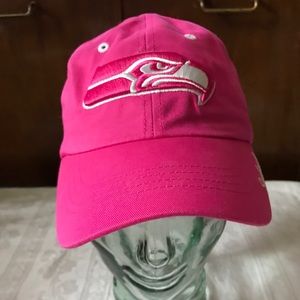 Hot pink NFL Seahawks Baseball Cap adjustable Nice